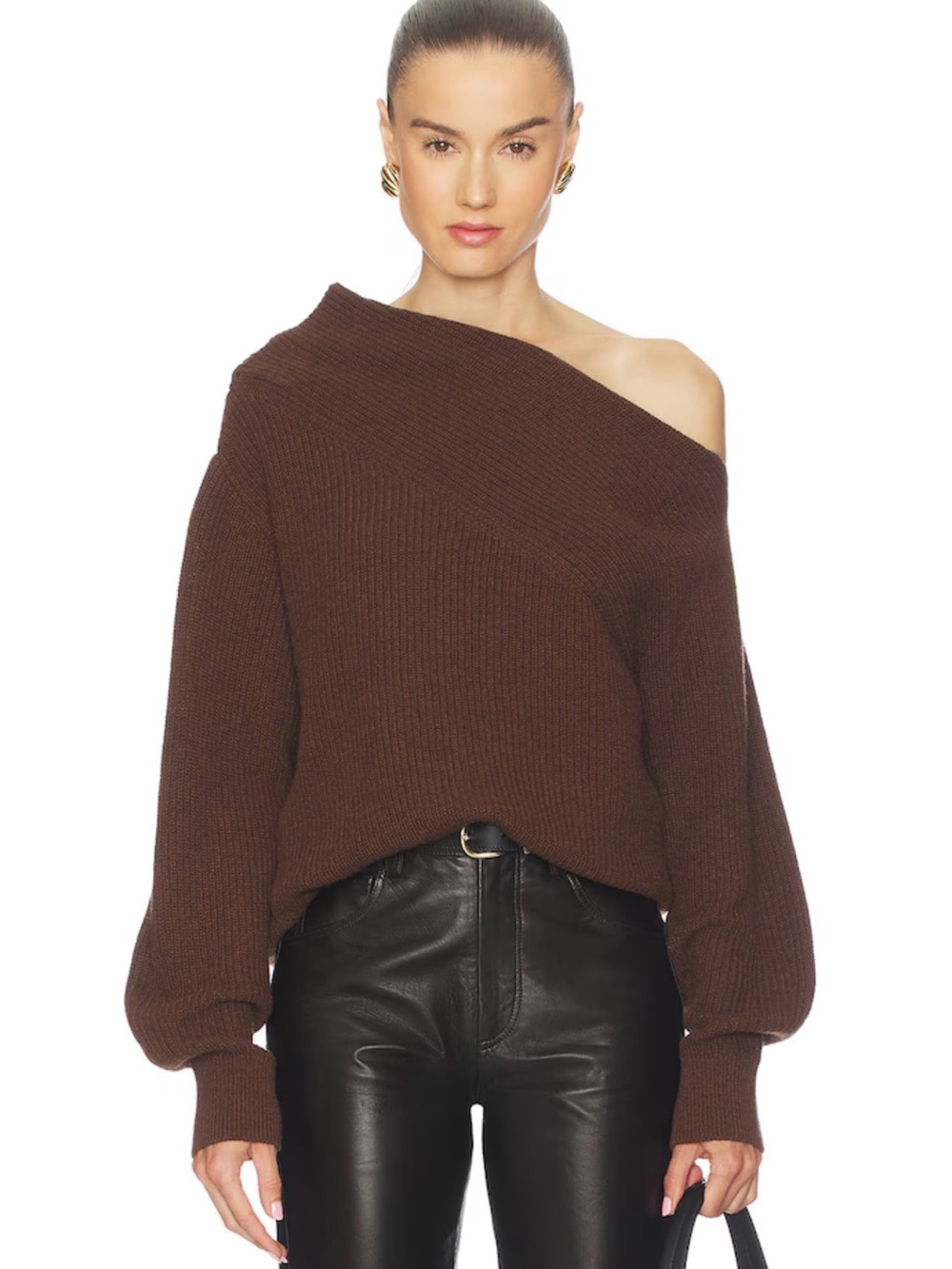 Brochu Walker The Hart Off Shoulder Wool-Cashmere Blend Sweater